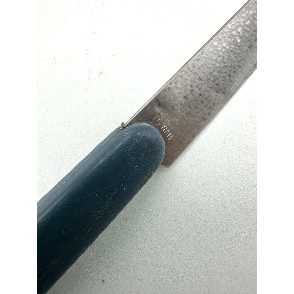 Vintage Country Goose Pairing Knife Blue Handle